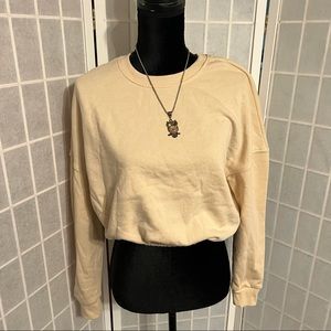 Longsleeve Crewneck Crop Sweater